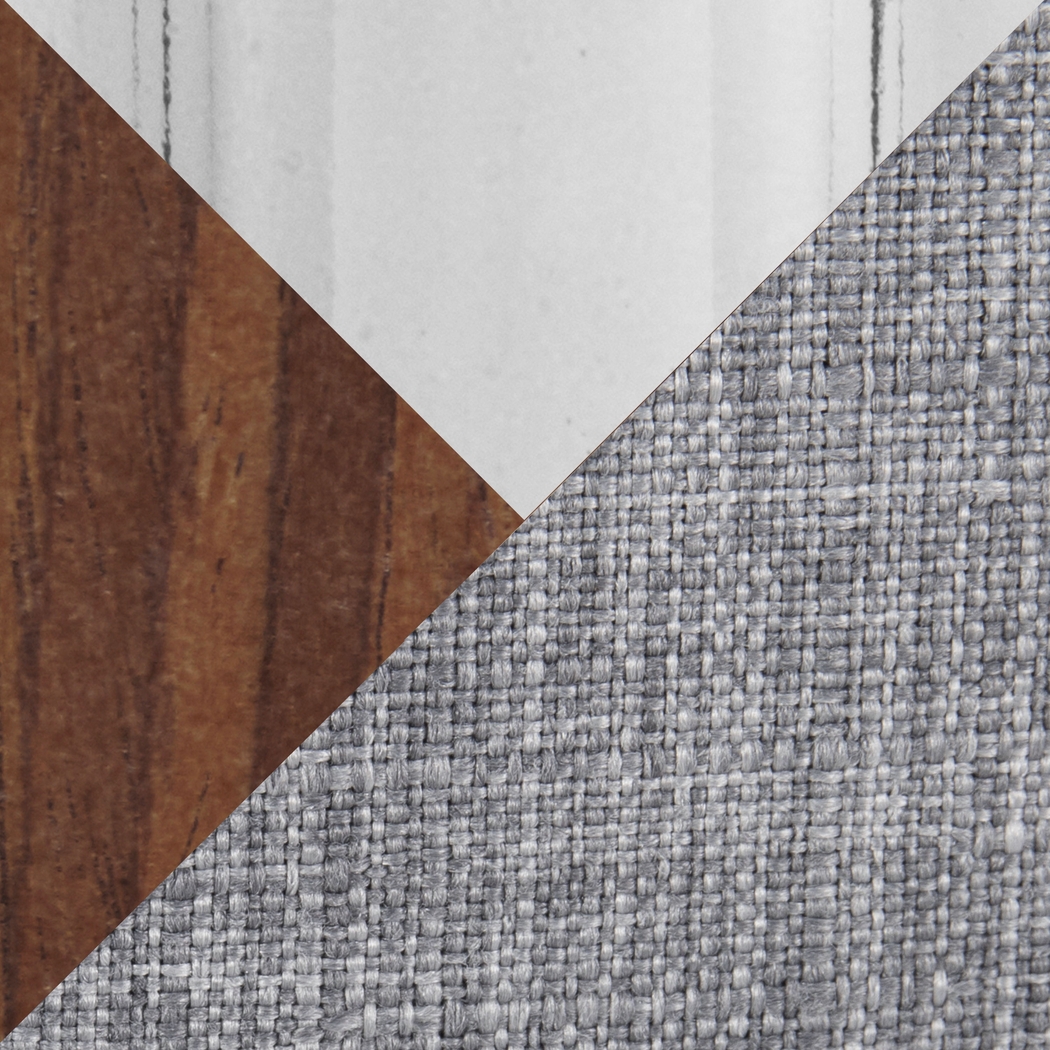 Lafanete VI Gray Swivel Barstool, Set of 2 - Thumbnail - Image 8