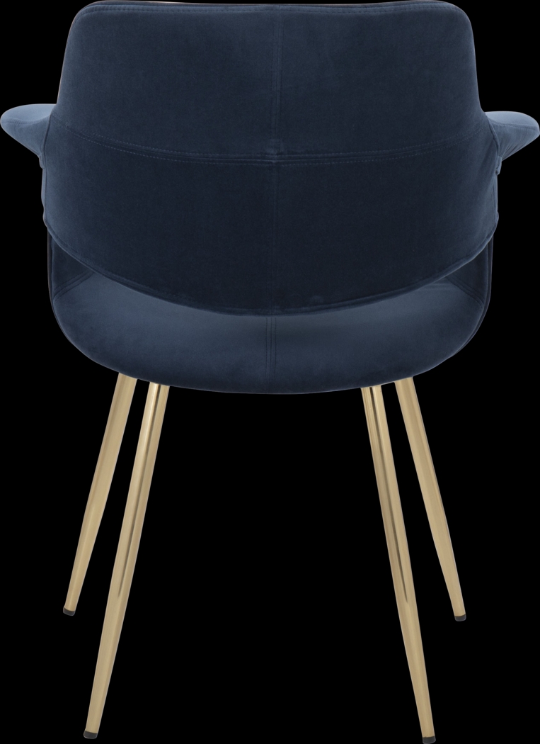 Lafanette I Blue Arm Chair, Set of 2 - Thumbnail - Image 7