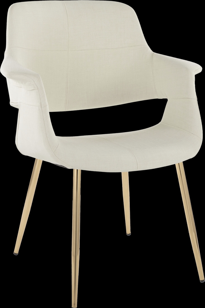 Lafanette I Cream Arm Chair, Set of 2 - Thumbnail - Image 2