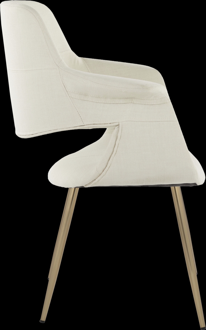 Lafanette I Cream Arm Chair, Set of 2 - Thumbnail - Image 3