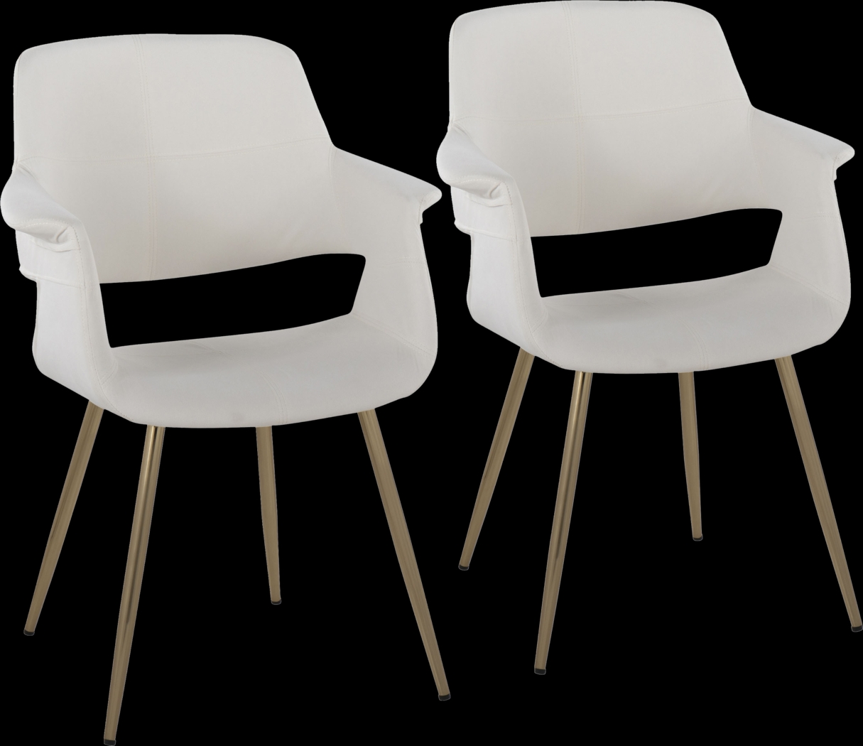 Lafanette I Cream Arm Chair, Set of 2 - Thumbnail - Image 1