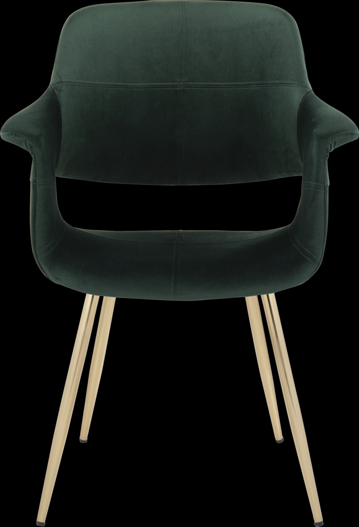 Lafanette I Green Arm Chair, Set of 2 - Thumbnail - Image 7