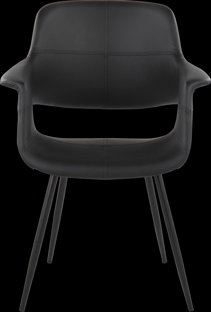 Lafanette II Black Arm Chair, Set of 2 - Thumbnail - Image 8