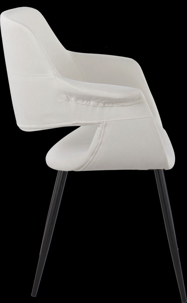 Lafanette II Cream Arm Chair, Set of 2 - Thumbnail - Image 5