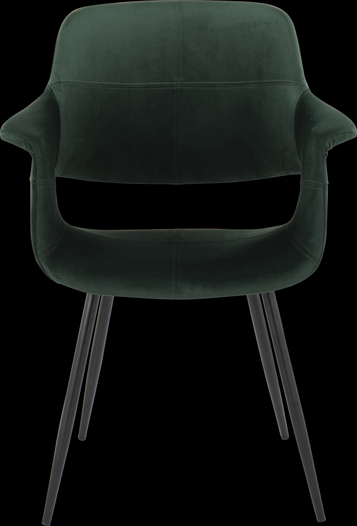 Lafanette II Green Arm Chair, Set of 2 - Thumbnail - Image 7