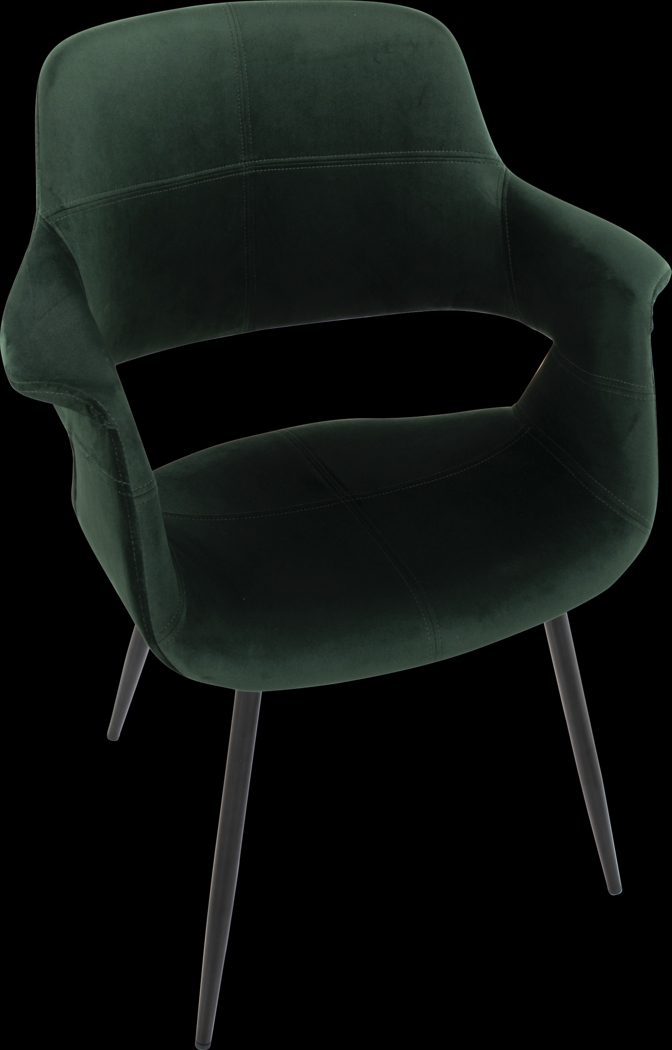 Lafanette II Green Arm Chair, Set of 2 - Thumbnail - Image 8