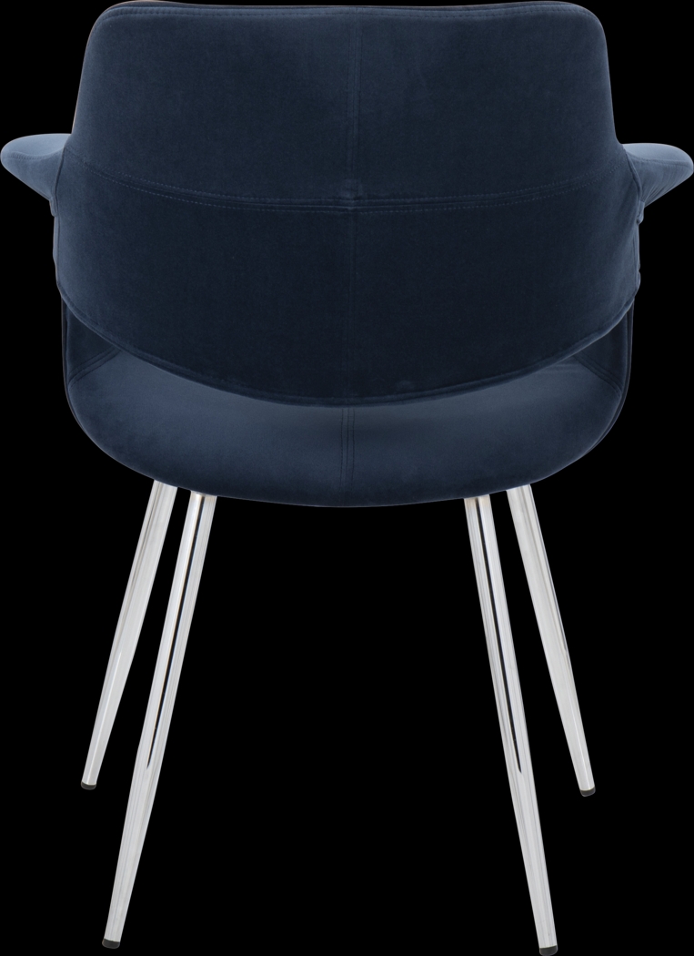 Lafanette III Blue Arm Chair, Set of 2 - Thumbnail - Image 7