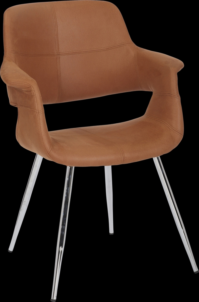 Lafanette III Camel Arm Chair, Set of 2 - Thumbnail - Image 3