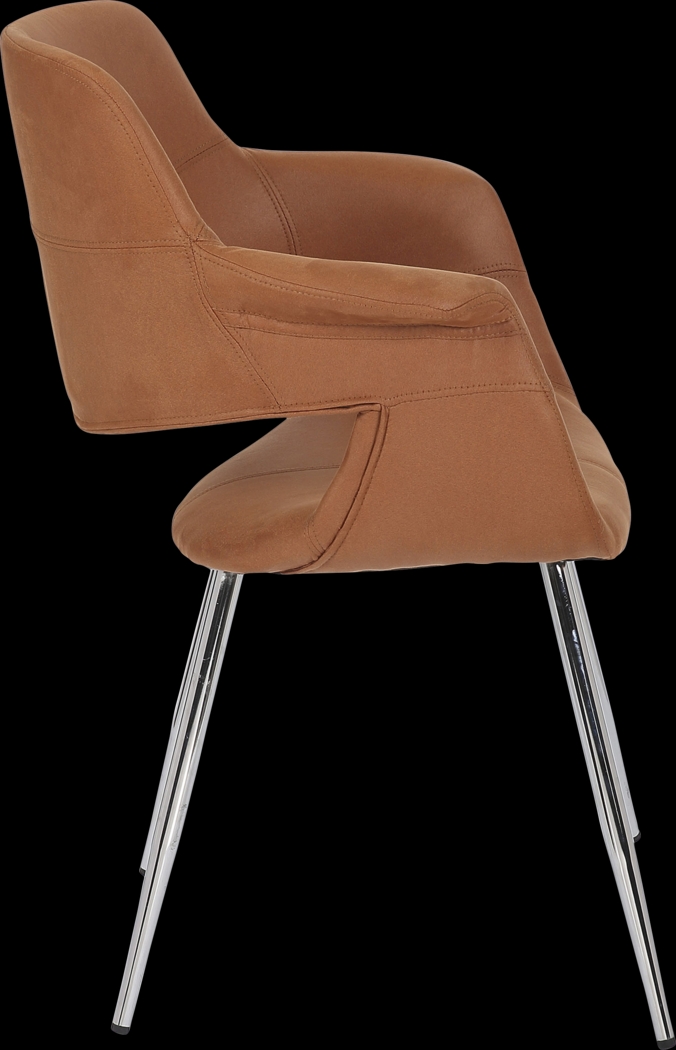 Lafanette III Camel Arm Chair, Set of 2 - Thumbnail - Image 4