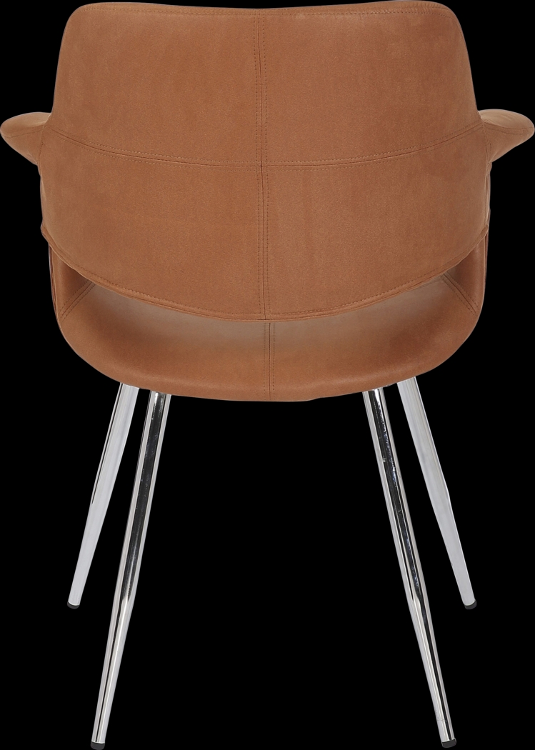 Lafanette III Camel Arm Chair, Set of 2 - Thumbnail - Image 6