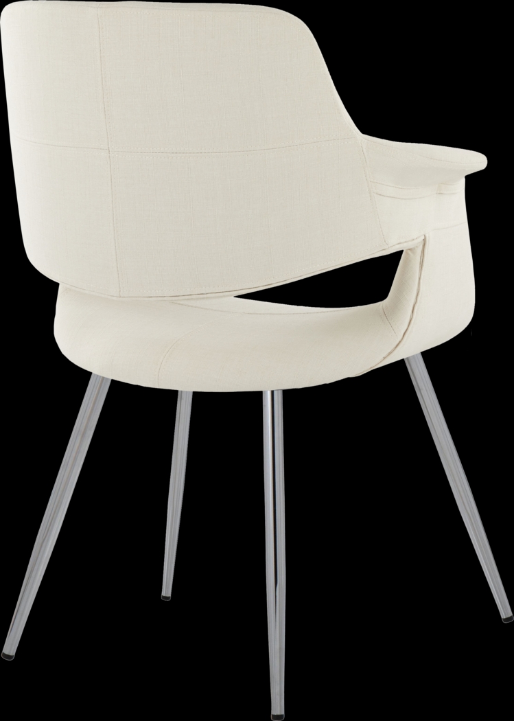 Lafanette III Cream Arm Chair, Set of 2 - Thumbnail - Image 5