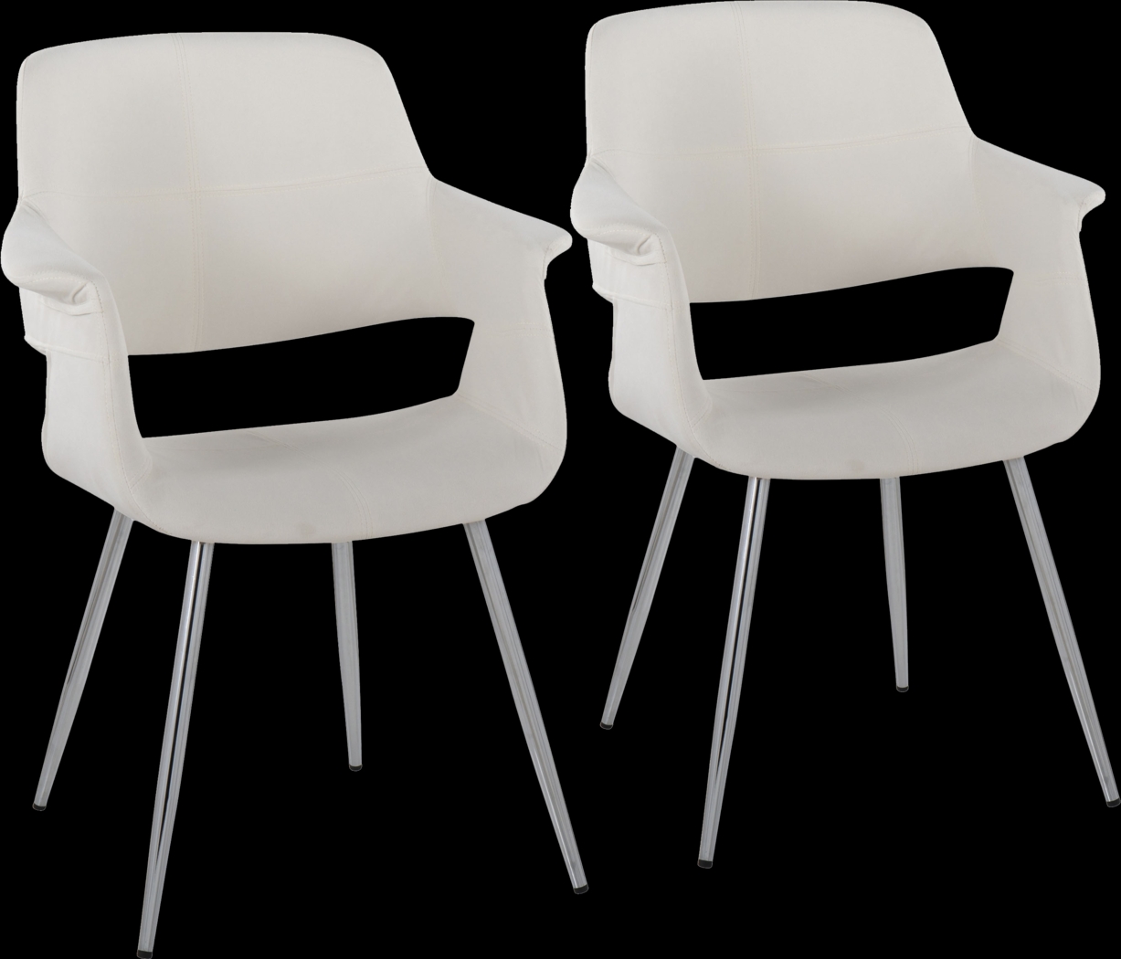 Lafanette III Cream Arm Chair, Set of 2 - Thumbnail - Image 1