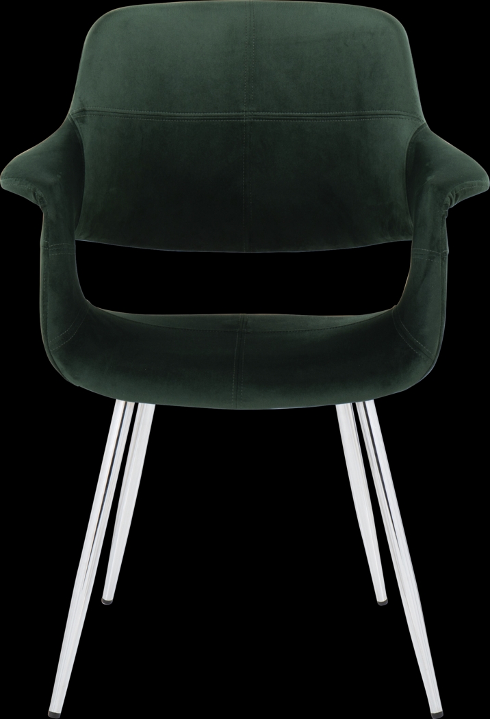 Lafanette III Green Arm Chair, Set of 2 - Thumbnail - Image 5