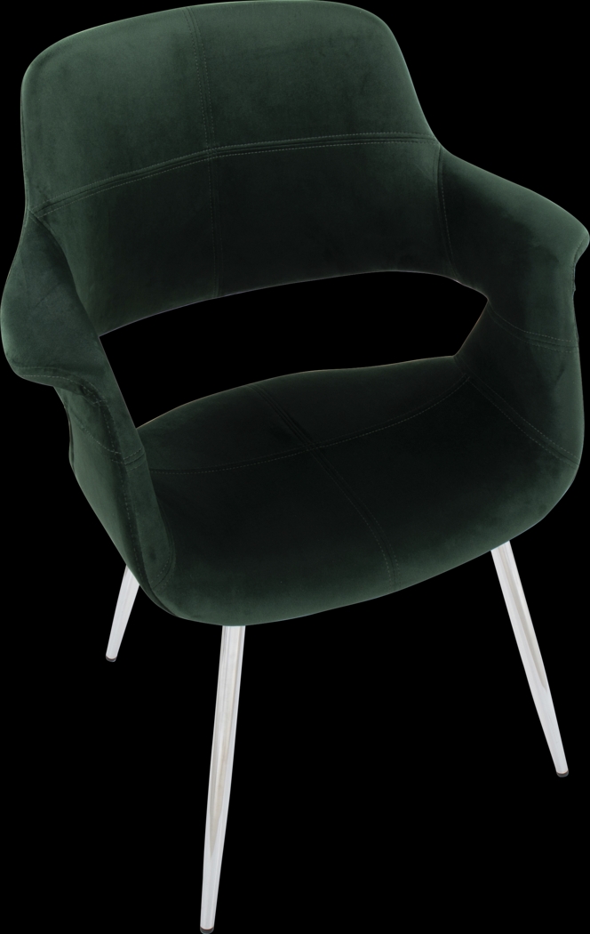 Lafanette III Green Arm Chair, Set of 2 - Thumbnail - Image 6