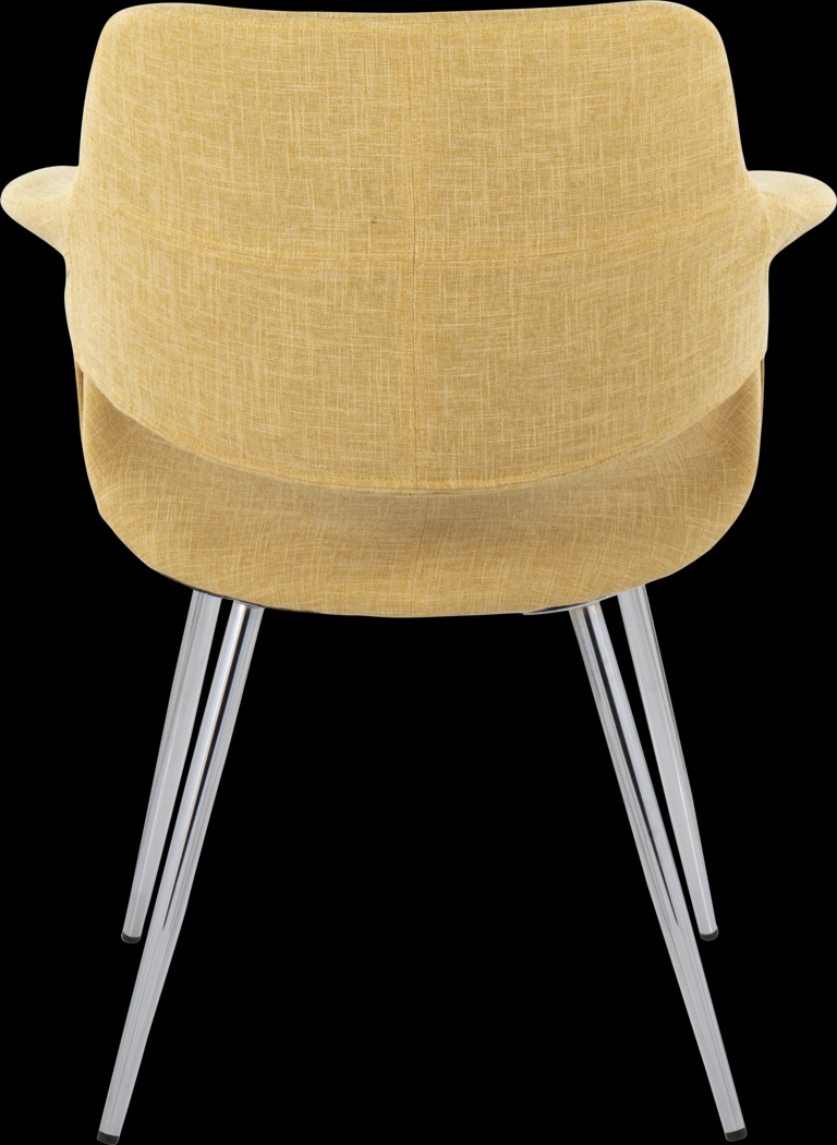 Lafanette III Yellow Arm Chair, Set of 2 - Thumbnail - Image 7