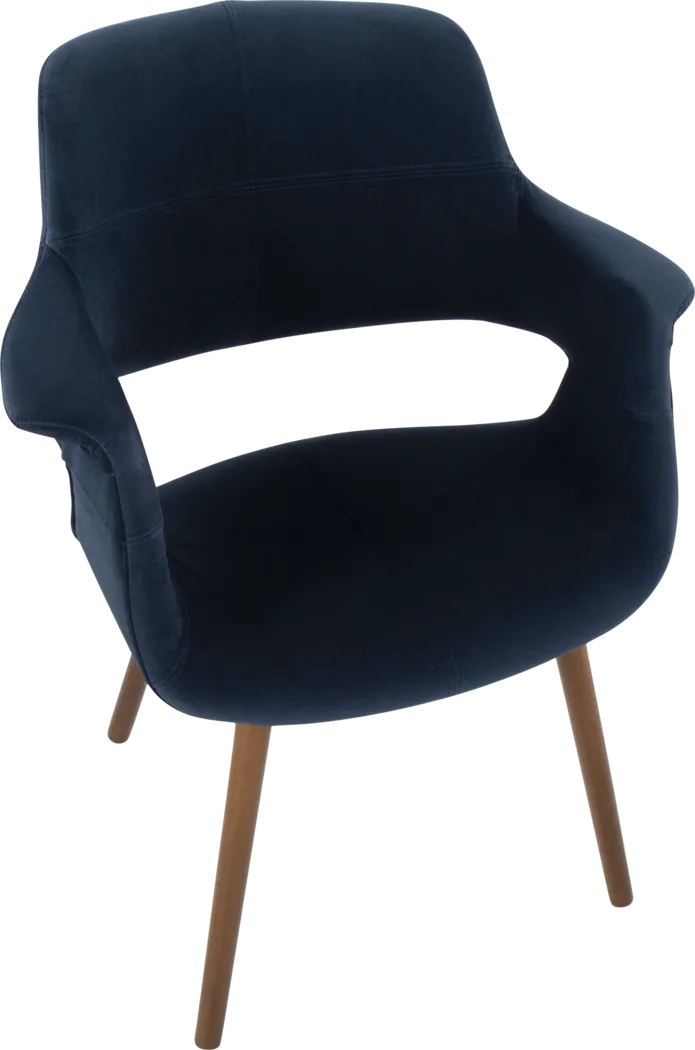 Lafanette IV Blue Arm Chair, Set of 2 - Thumbnail - Image 8