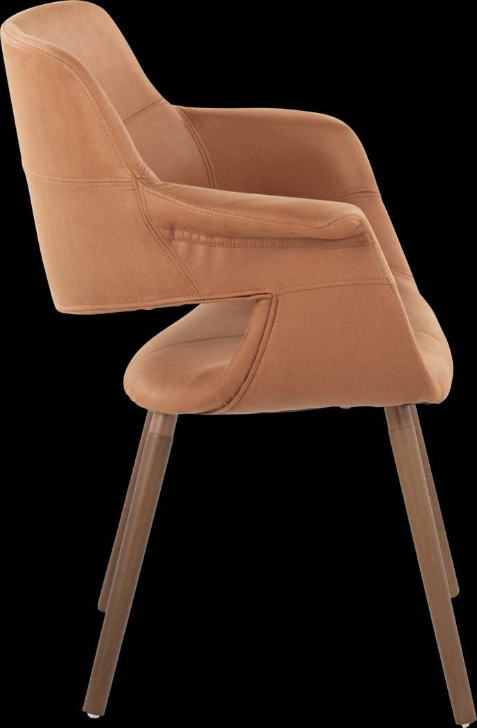 Lafanette IV Camel Arm Chair, Set of 2 - Thumbnail - Image 3