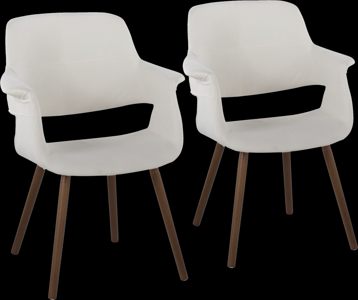 Lafanette IV Cream Arm Chair, Set of 2 - Thumbnail - Image 1