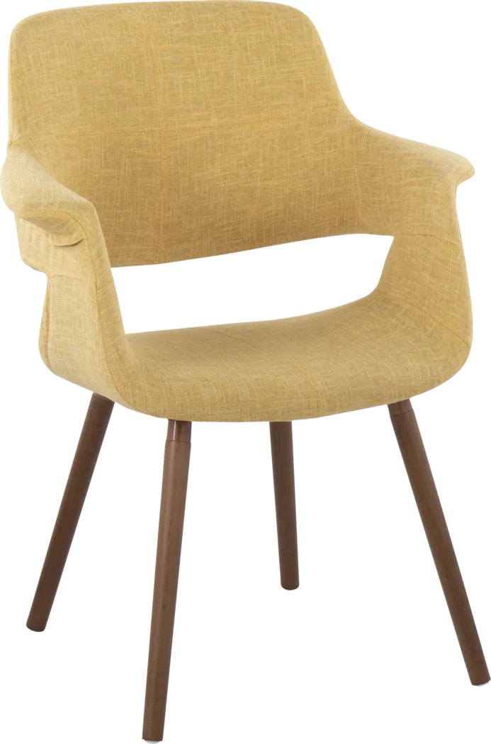 Lafanette IV Yellow Arm Chair, Set of 2 - Thumbnail - Image 4