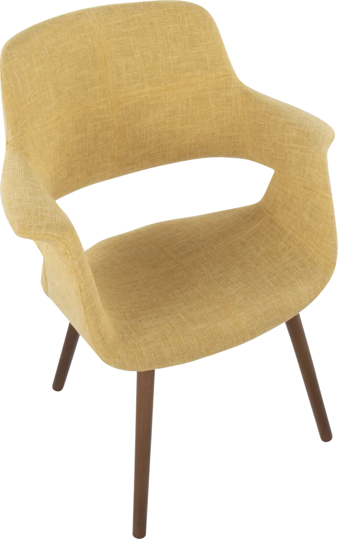 Lafanette IV Yellow Arm Chair, Set of 2 - Thumbnail - Image 8