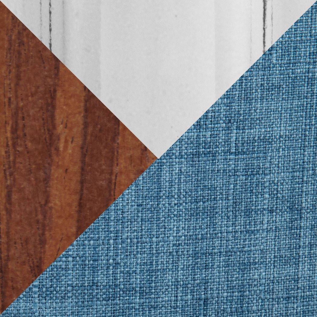 Lafanette V Blue Swivel Counter Height Stool, Set of 2 - Thumbnail - Image 9