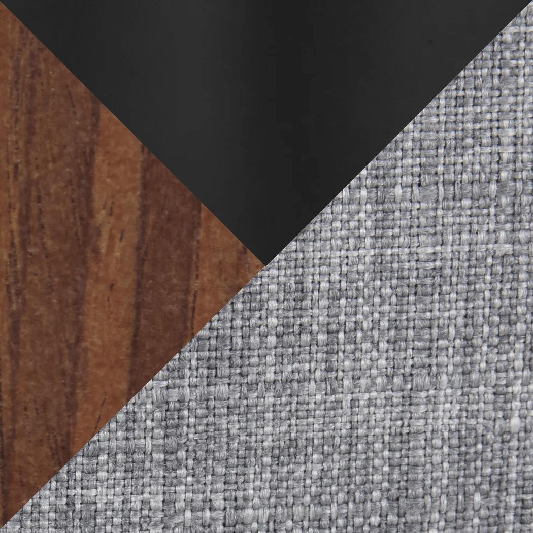 Lafanette V Gray Swivel Barstool, Set of 2 - Thumbnail - Image 7