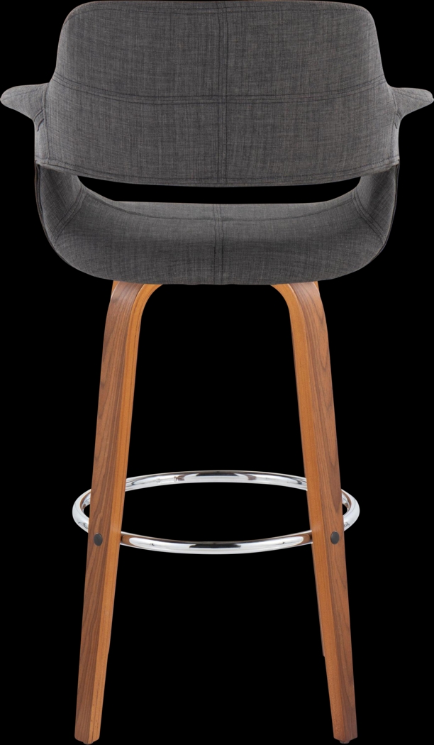 Lafanette VI Blue Swivel Barstool, Set of 2 - Thumbnail - Image 6