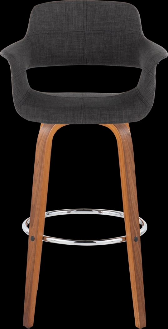 Lafanette VI Blue Swivel Barstool, Set of 2 - Thumbnail - Image 7