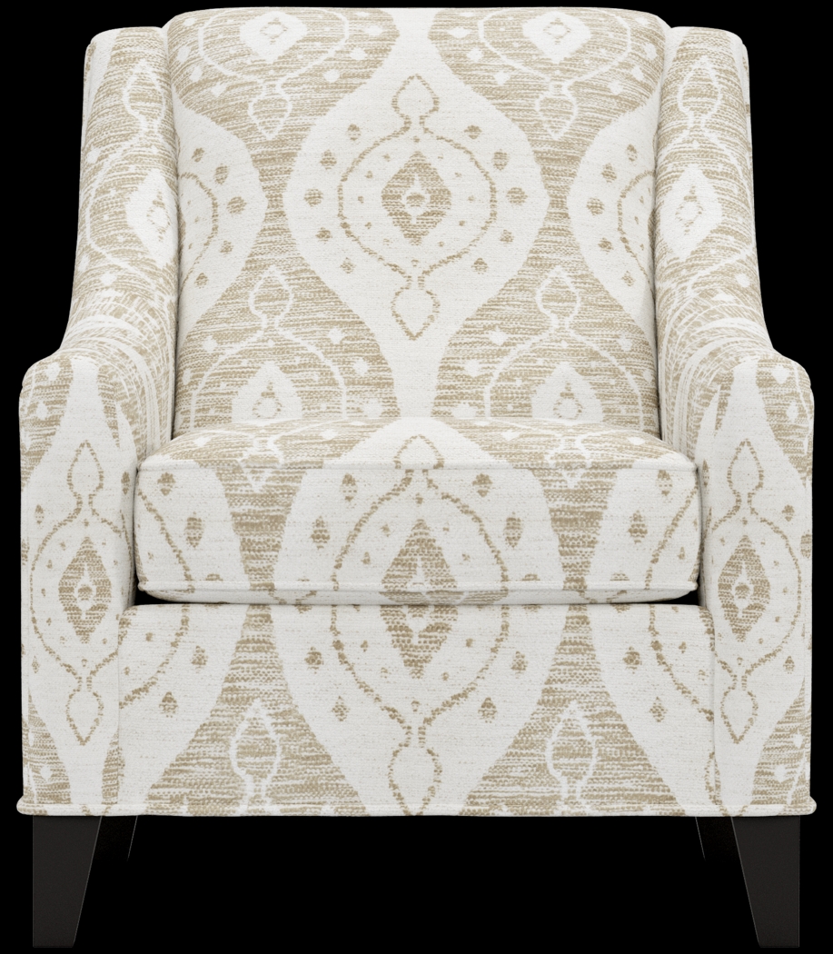Shelton Ivory Accent Chair - Thumbnail - Image 2