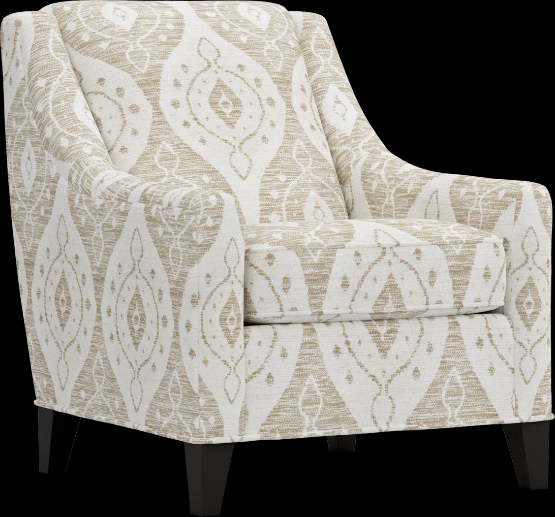 Shelton Ivory Accent Chair - Thumbnail - Image 1