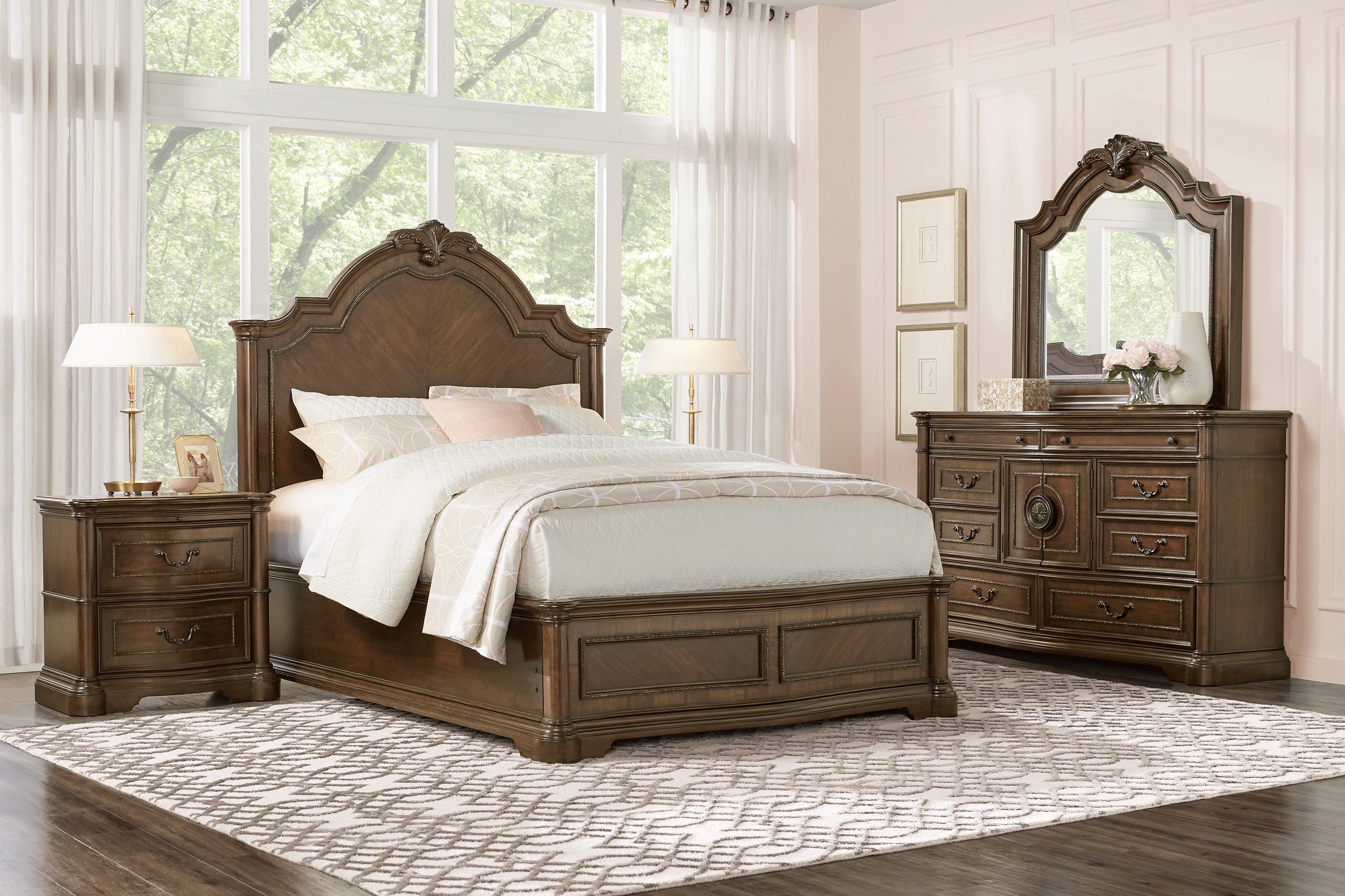Lafayette Place Brown 3 Pc King Bed - Thumbnail - Image 2