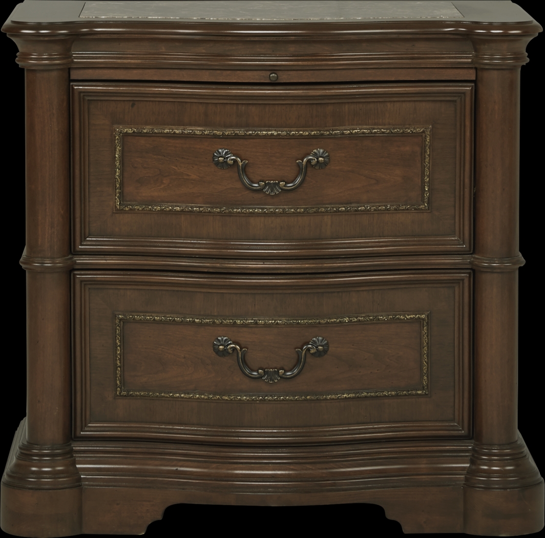 Lafayette Place Brown 7 Pc King Upholstered Sleigh Bedroom - Thumbnail - Image 7