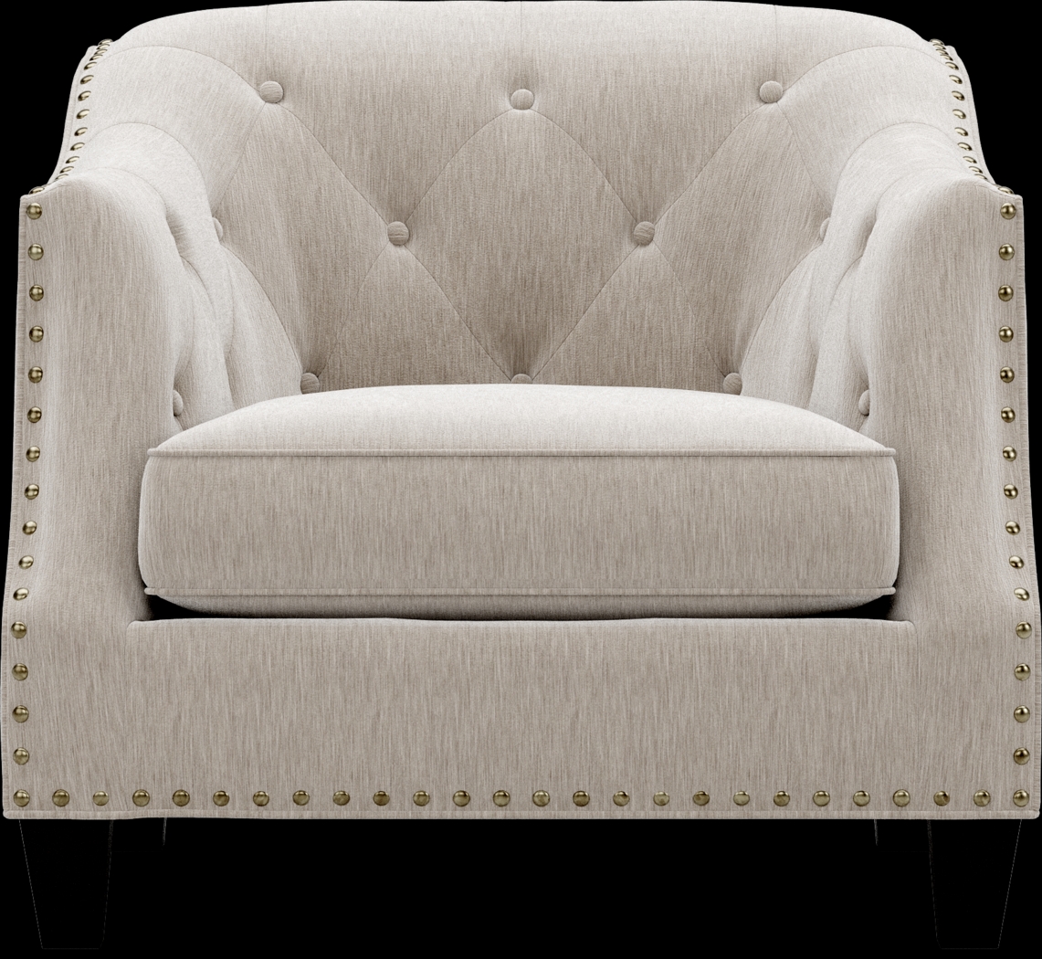 Shelton Platinum Accent Chair - Thumbnail - Image 2