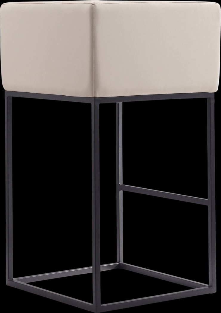 Lafbery Beige Barstool - Thumbnail - Image 5