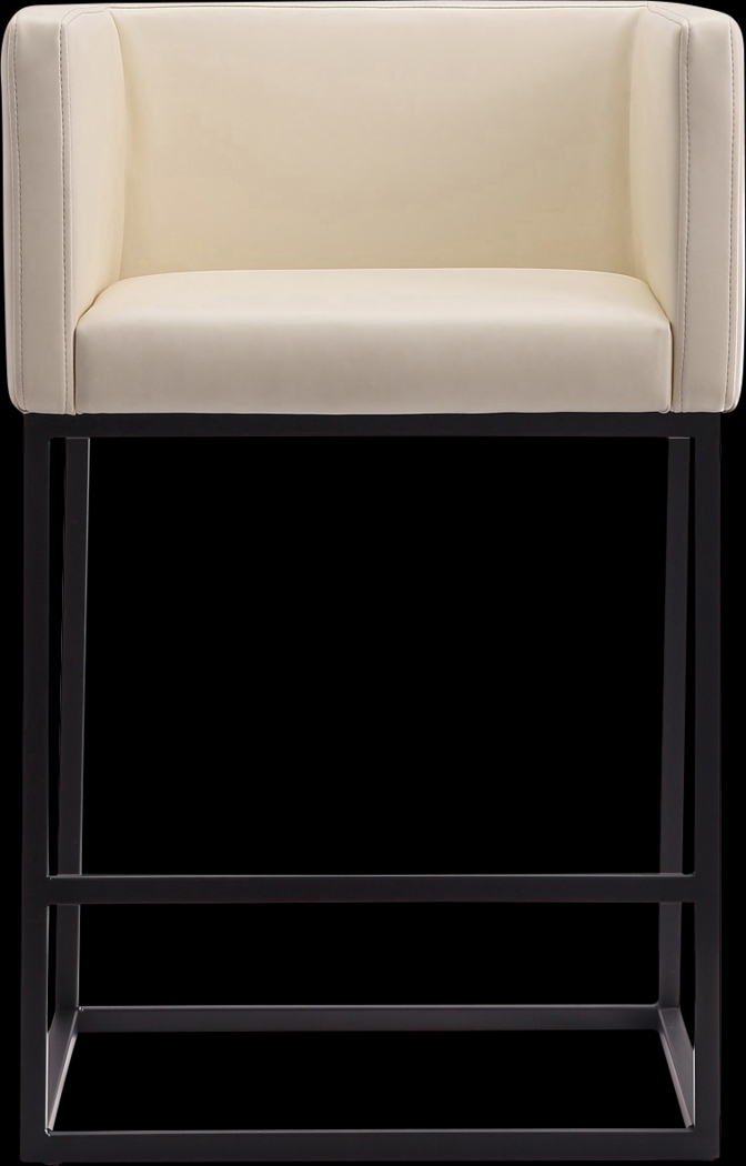 Lafbery Beige Counter Height Stool - Thumbnail - Image 2