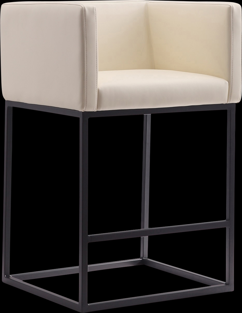 Lafbery Beige Counter Height Stool - Thumbnail - Image 1