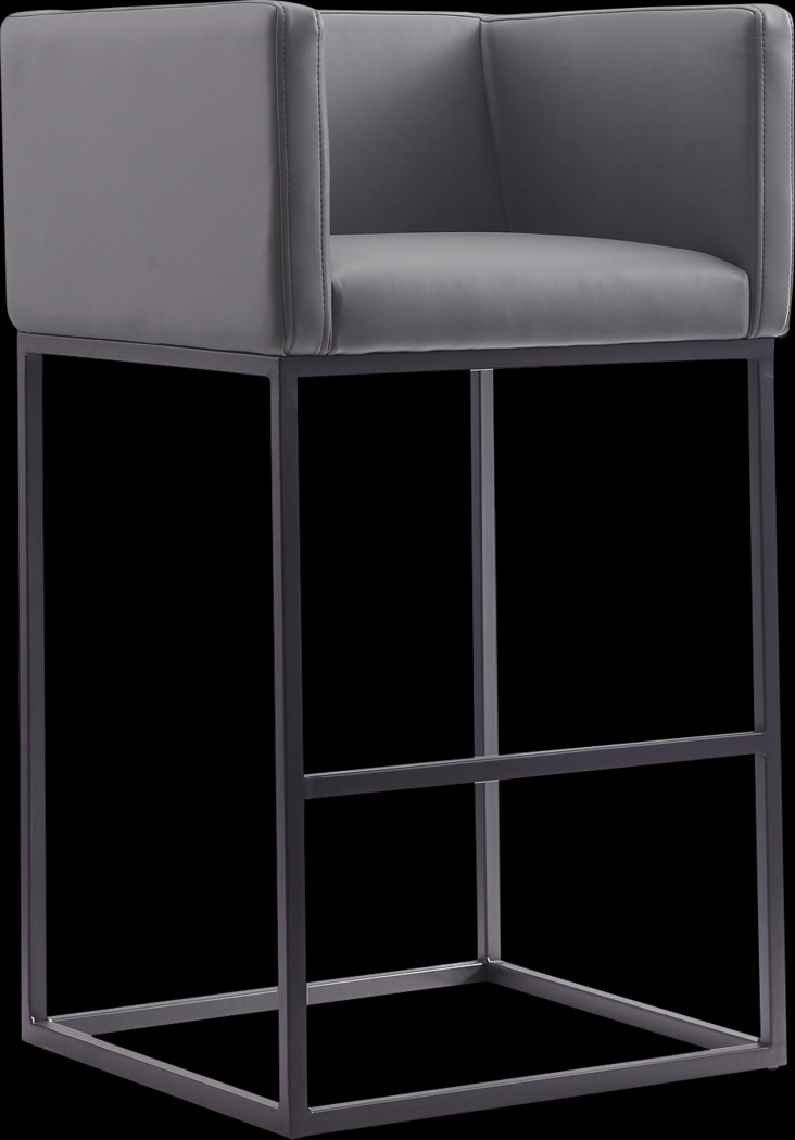 Lafbery Gray Barstool - Thumbnail - Image 1
