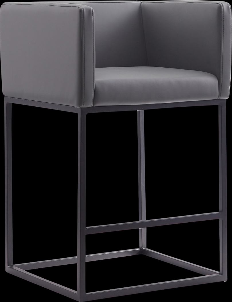 Lafbery Gray Counter Height Stool - Thumbnail - Image 1