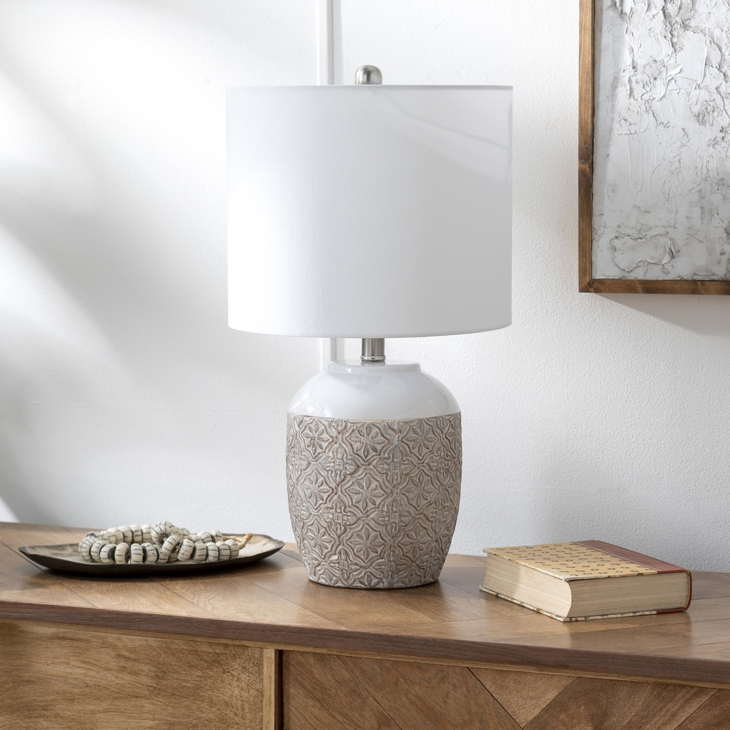 Lafferty Island Beige Lamp - Thumbnail - Image 2