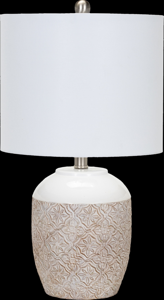 Lafferty Island Beige Lamp - Thumbnail - Image 1