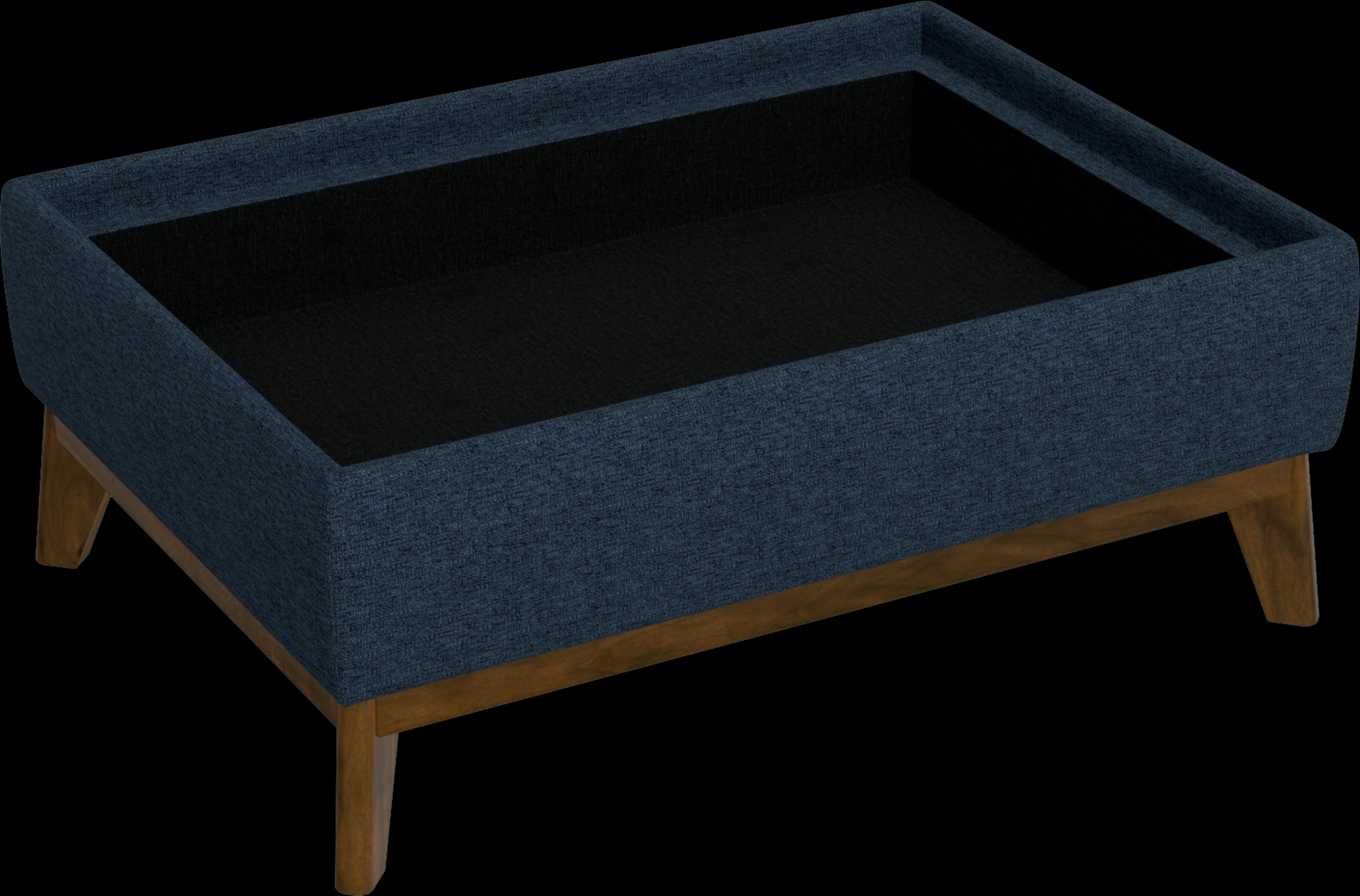 Laffitte Blue Ottoman - Thumbnail - Image 6