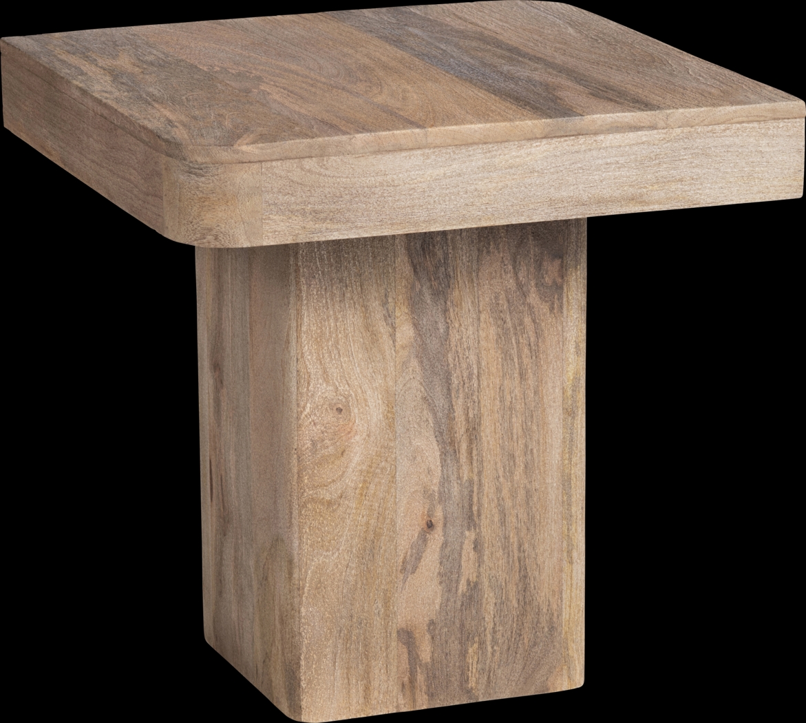 Lafinca Light Brown End Table - Thumbnail - Image 1