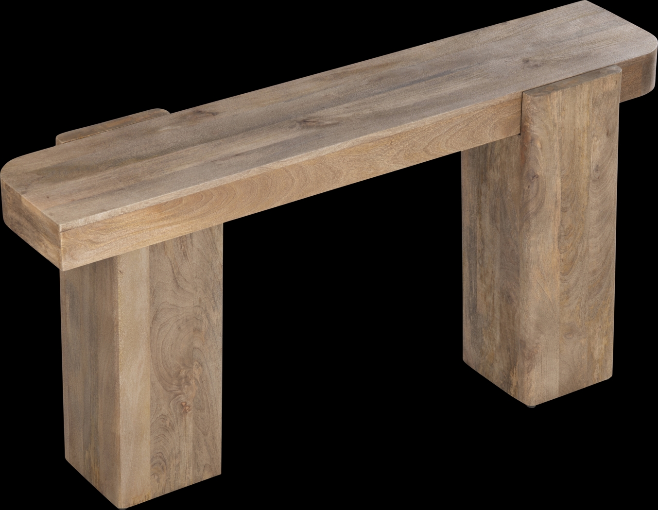 Lafinca Light Brown Sofa Table - Thumbnail - Image 3