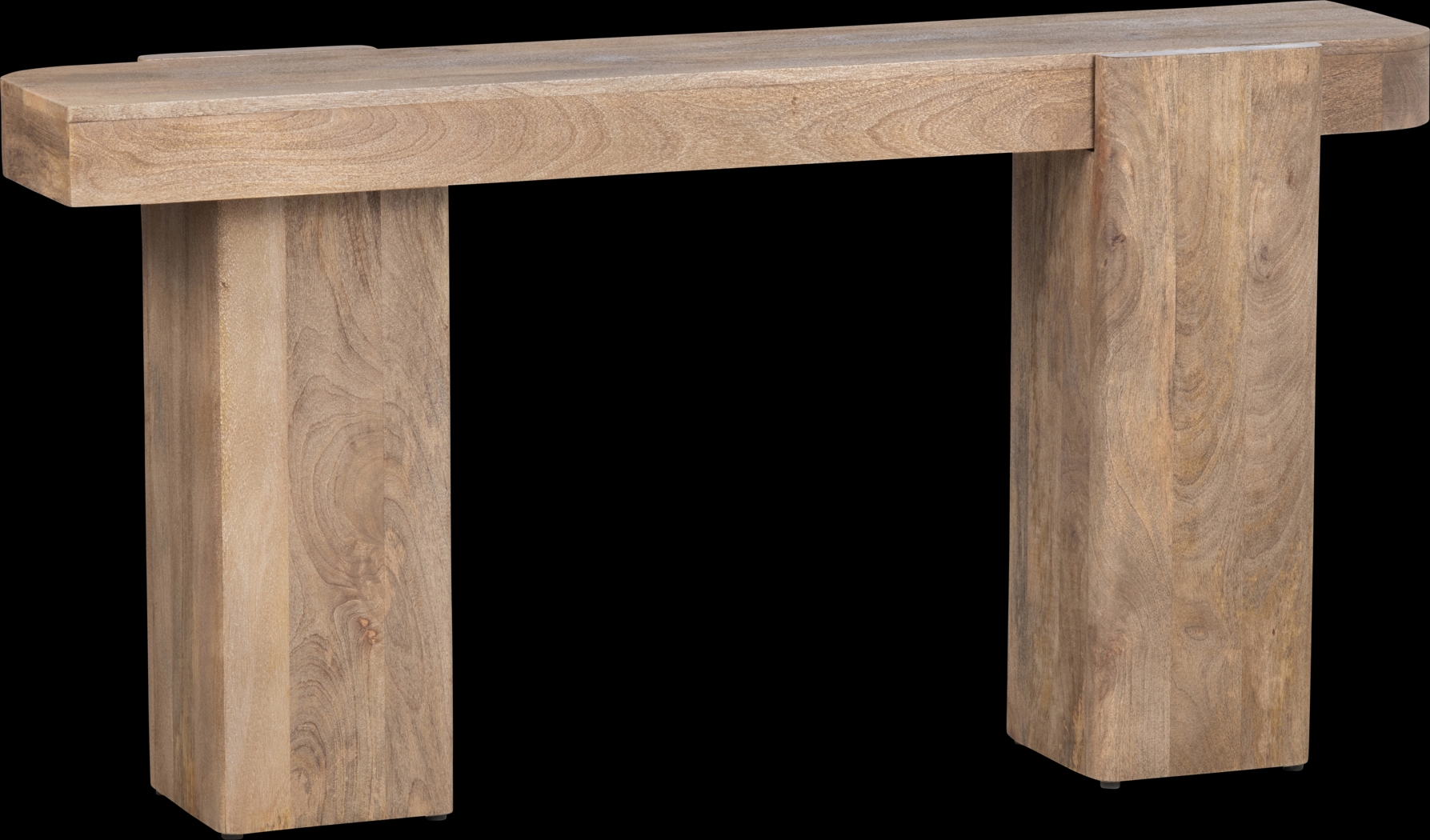 Lafinca Light Brown Sofa Table - Thumbnail - Image 1