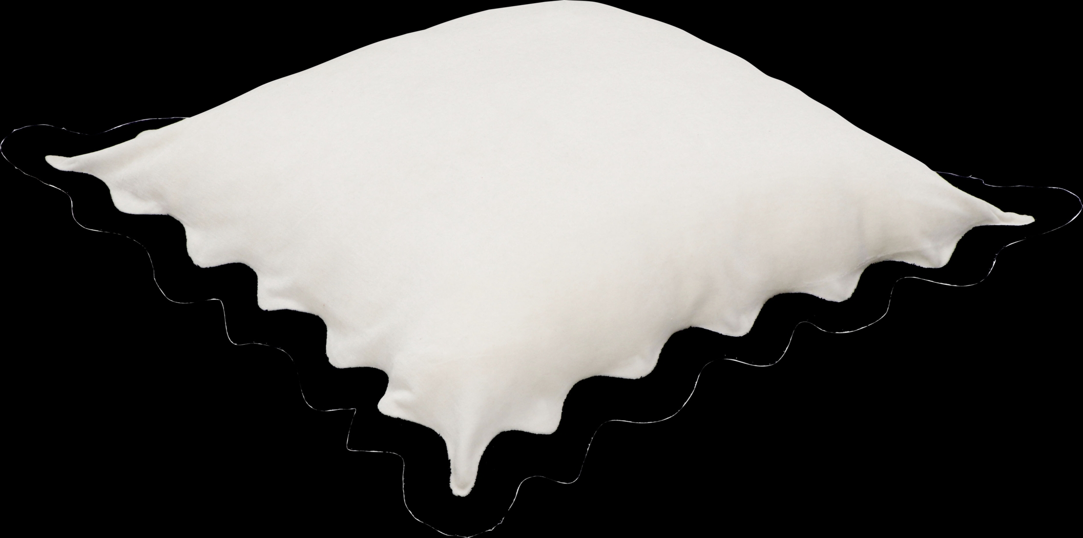 Lafora Black and White Accent Pillow - Thumbnail - Image 2