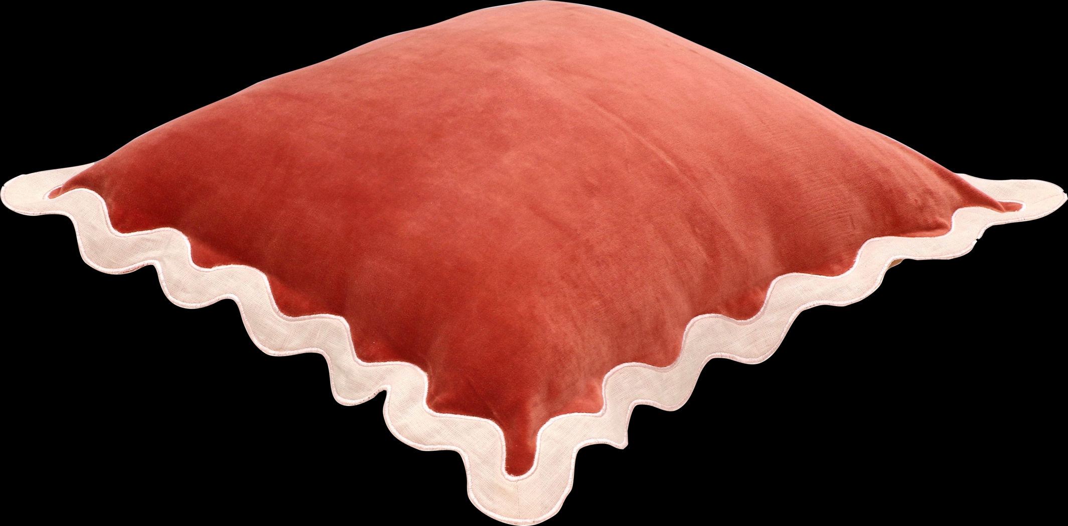 Lafora Cream and Rust Accent Pillow - Thumbnail - Image 2