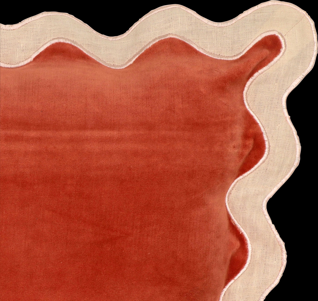 Lafora Cream and Rust Accent Pillow - Thumbnail - Image 4