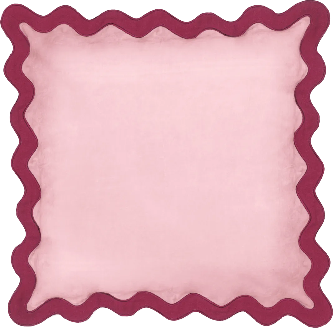 Lafora Magenta and Pink Accent Pillow - Thumbnail - Image 1