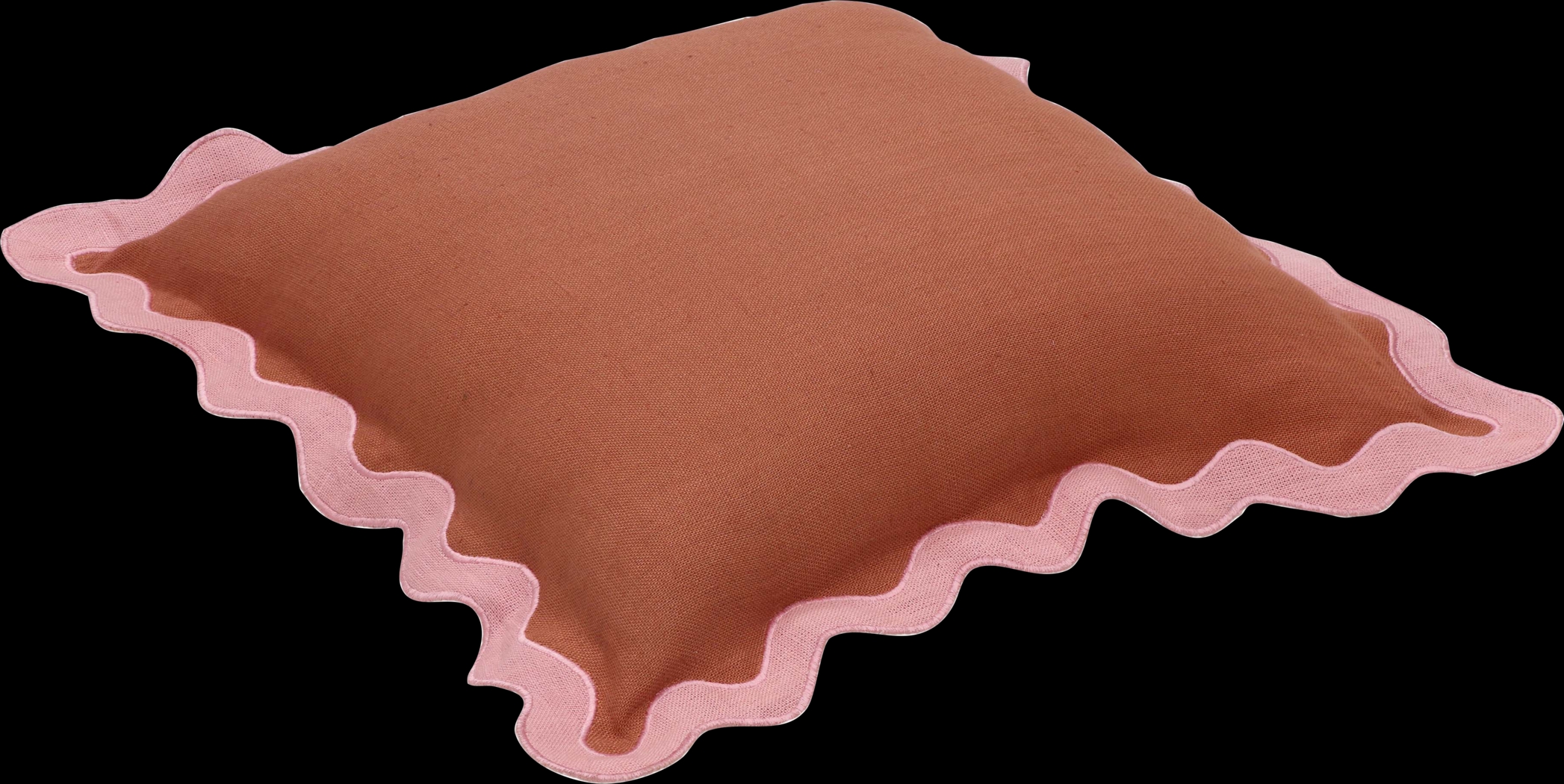 Lafora Pink and Terracotta Accent Pillow - Thumbnail - Image 2