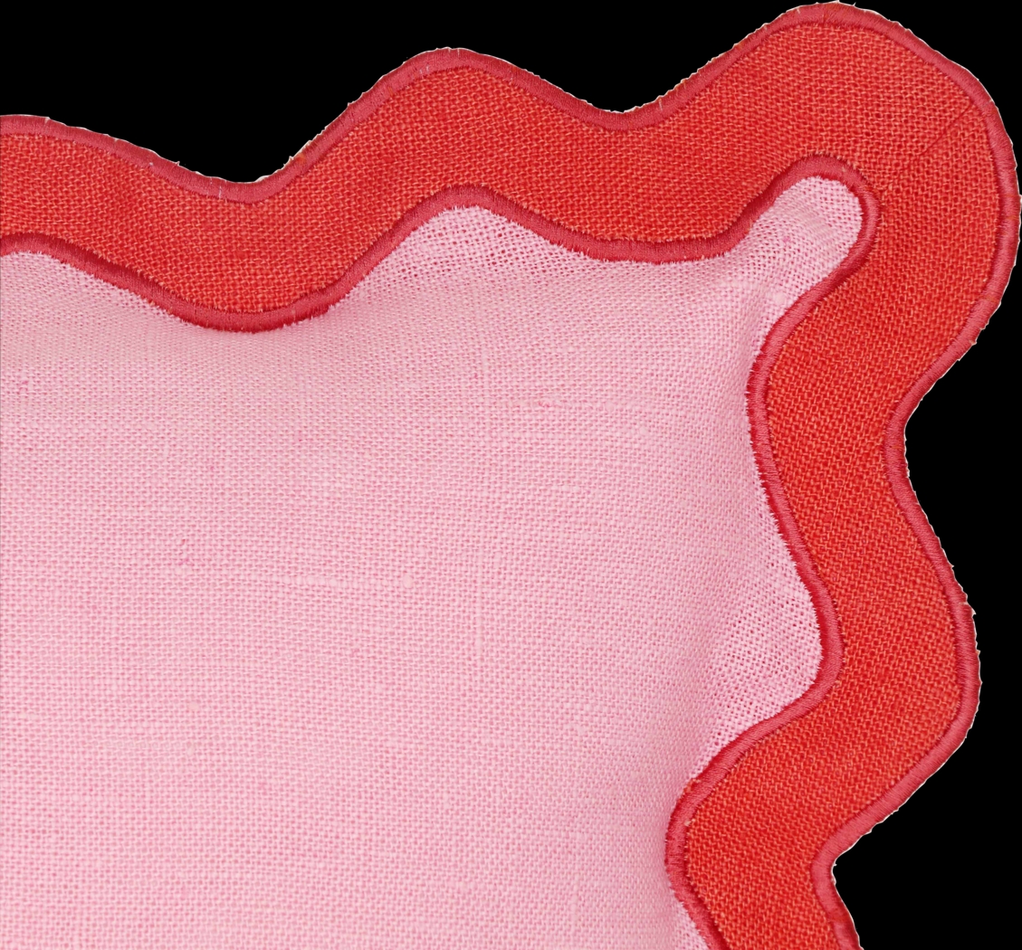 Lafora Rust and Pink Accent Pillow - Thumbnail - Image 4